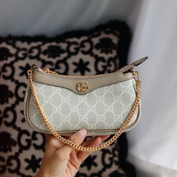 Gucci Ophidia Mini Bag Beige - Picture 1 of 8